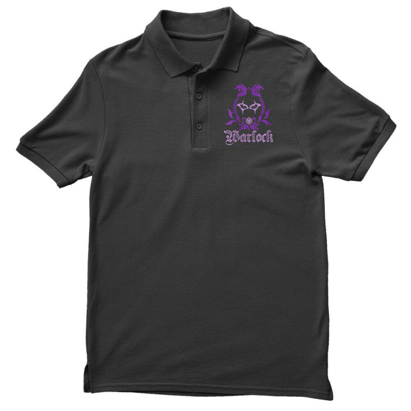 Warlock Class Emblem Dungeons And Rpg Dragons Men's Polo Shirt by PhanBo | Artistshot