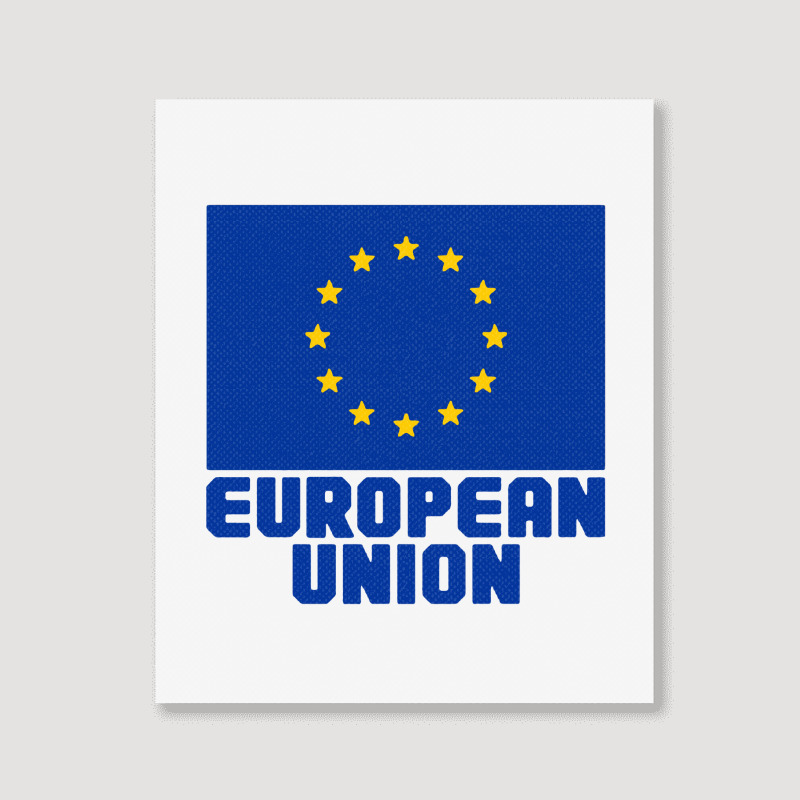 European Union Portrait Canvas Print | Artistshot