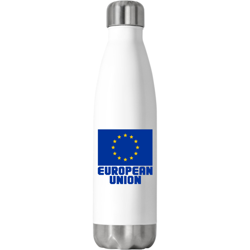 European Union Stainless Steel Water Bottle | Artistshot