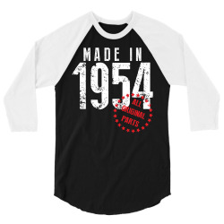 Made In 1954 All Original Parts 3/4 Sleeve Shirt | Artistshot