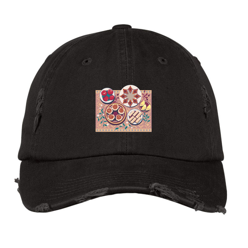 Nowruz - Iranian New Year Food Vintage Cap by DHEERAJGOODWIN | Artistshot