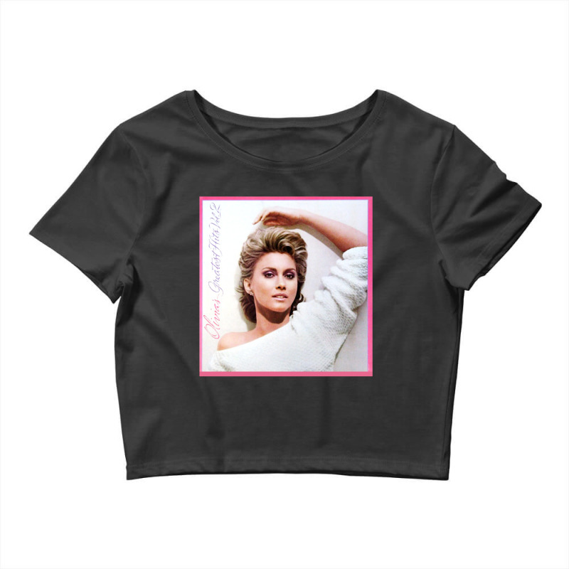 Olivia Newton-john - Greatest Hits Crop Top by cm-arts | Artistshot