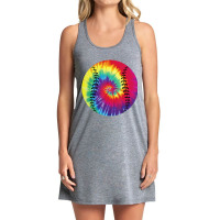 Baseball Tie Dye Rainbow Kids Boys Teenage Men Girls Tank Dress | Artistshot