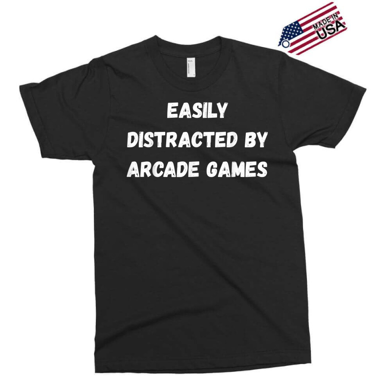 Funny Arcade Games Shirt, Easily Distracted By Arcade Games T Shirt Exclusive T-shirt by cm-arts | Artistshot