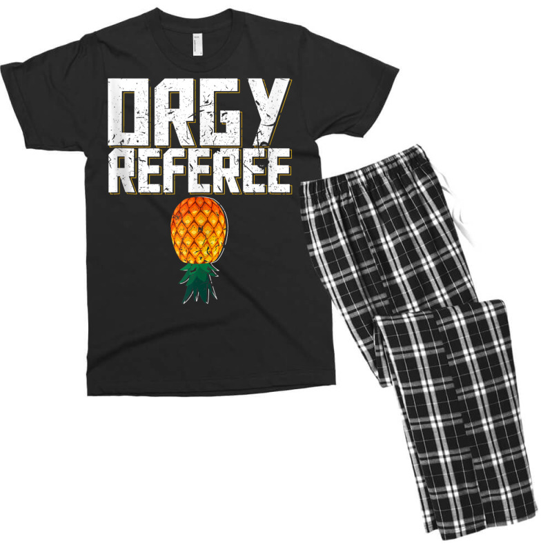 Orgy Referee Swinger Party Pineapple Threesome Gang Bang Tank Top Men's T-shirt Pajama Set | Artistshot