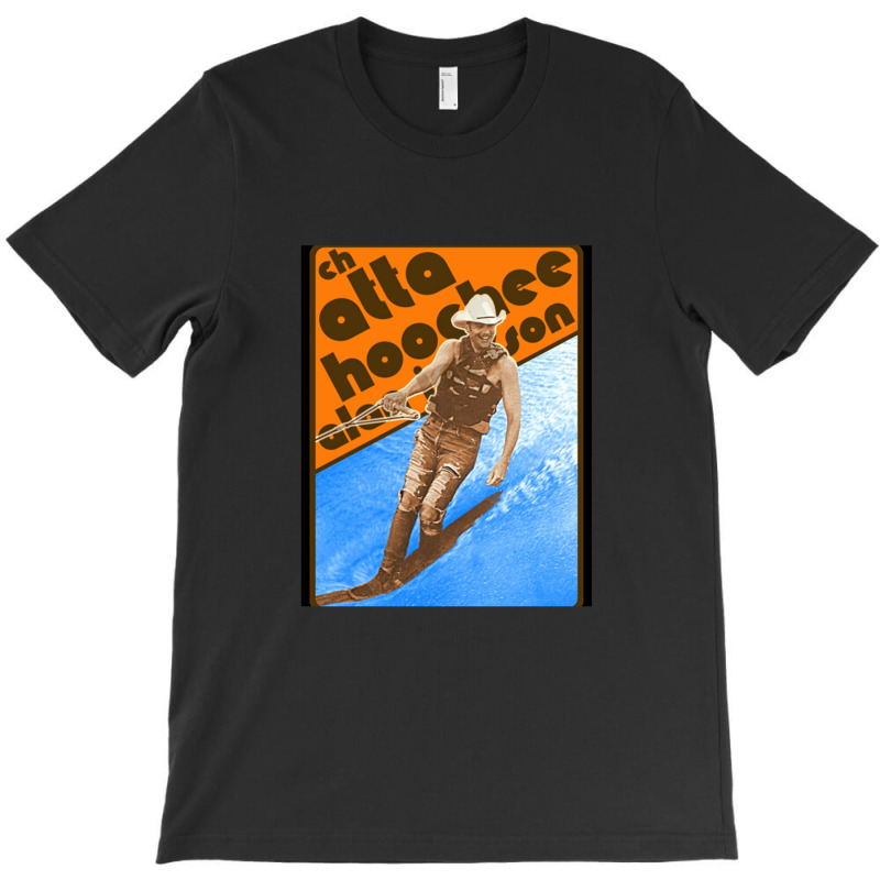 Alan Jackson Chattahoochee Waterskiing Retro T-Shirt by KristyMelton | Artistshot