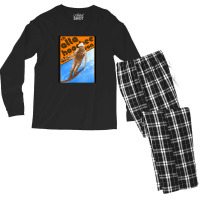 Alan Jackson Chattahoochee Waterskiing Retro Men's Long Sleeve Pajama Set | Artistshot