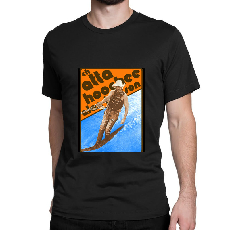 Alan Jackson Chattahoochee Waterskiing Retro Classic T-shirt by KristyMelton | Artistshot