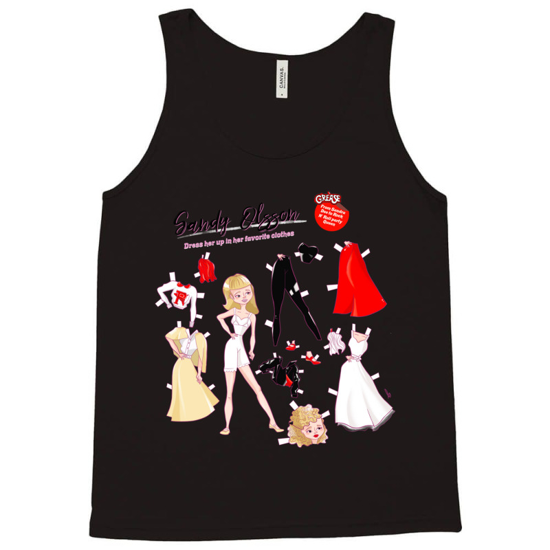 Sandy Paper Doll [grease] Tank Top by cm-arts | Artistshot