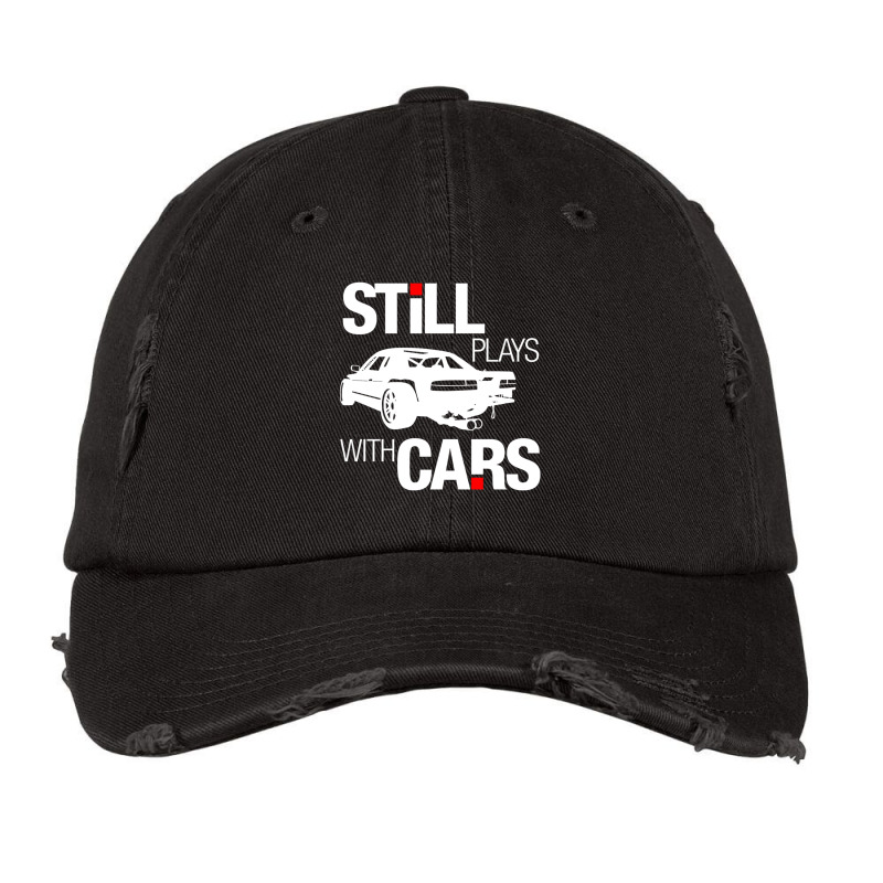 Still Plays With Cars Vintage Cap by cm-arts | Artistshot