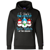 I Teach Cutest Snow Babies Of The Season Christmas Teacher Champion Hoodie | Artistshot