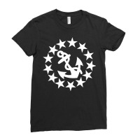 United States Yacht Ensign Flag Canton T Shirt Ladies Fitted T-shirt | Artistshot