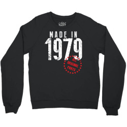 Made In 1979 All Original Parts Crewneck Sweatshirt | Artistshot