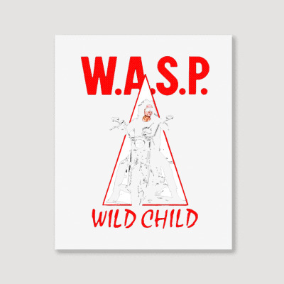 Wasp Portrait Canvas Print Designed By Maswe
