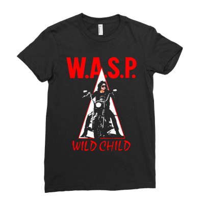 Wasp Ladies Fitted T-shirt Designed By Maswe