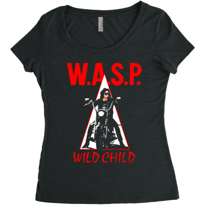 Wasp Women's Triblend Scoop T-shirt Designed By Maswe
