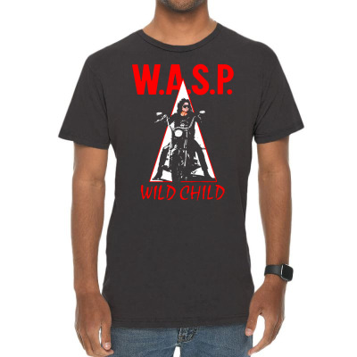 Wasp Vintage T-shirt Designed By Maswe