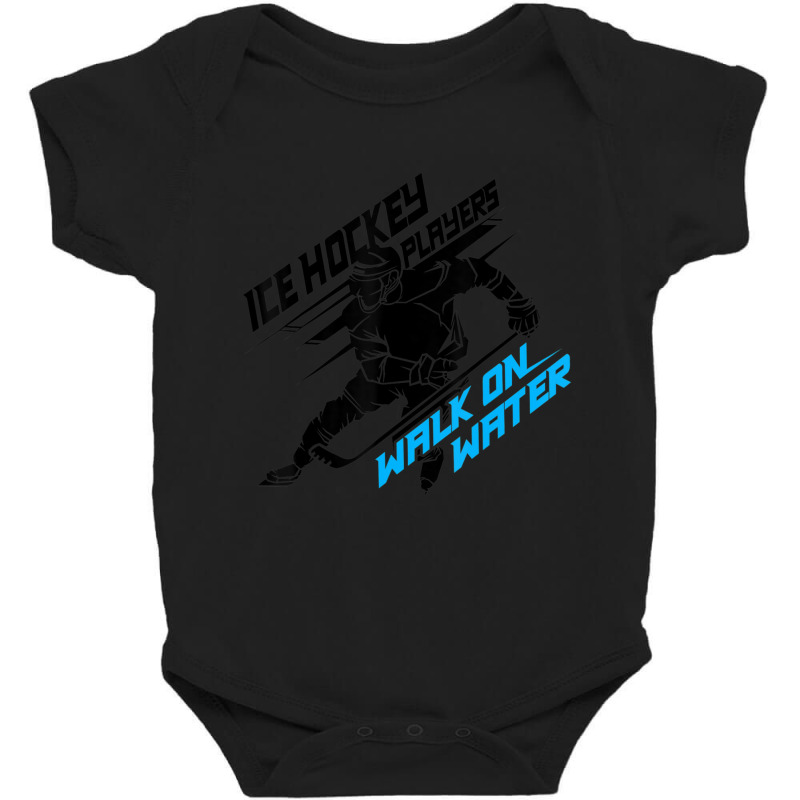 Ice Hockey Players Walk On Water Superpower Baby Bodysuit | Artistshot