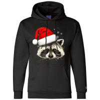 Raccoon Spirit Animal Christmas Raccoon Ringtails Lovers Champion Hoodie | Artistshot