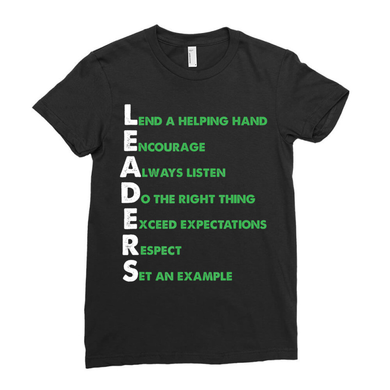 Boss Team Lead Manager Leadership Group Leaders Meaning Ladies Fitted T-Shirt by cm-arts | Artistshot