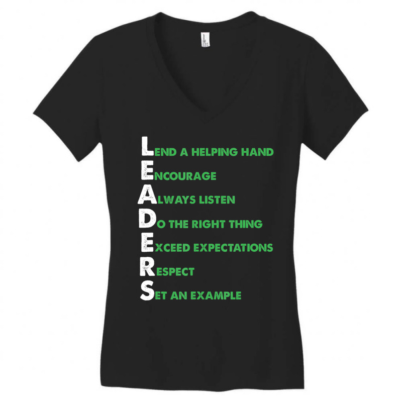 Boss Team Lead Manager Leadership Group Leaders Meaning Women's V-Neck T-Shirt by cm-arts | Artistshot