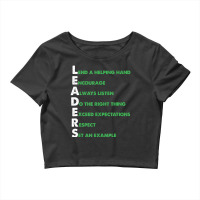 Boss Team Lead Manager Leadership Group Leaders Meaning Crop Top | Artistshot