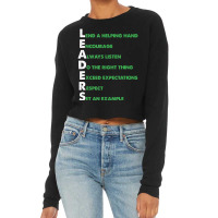 Boss Team Lead Manager Leadership Group Leaders Meaning Cropped Sweater | Artistshot