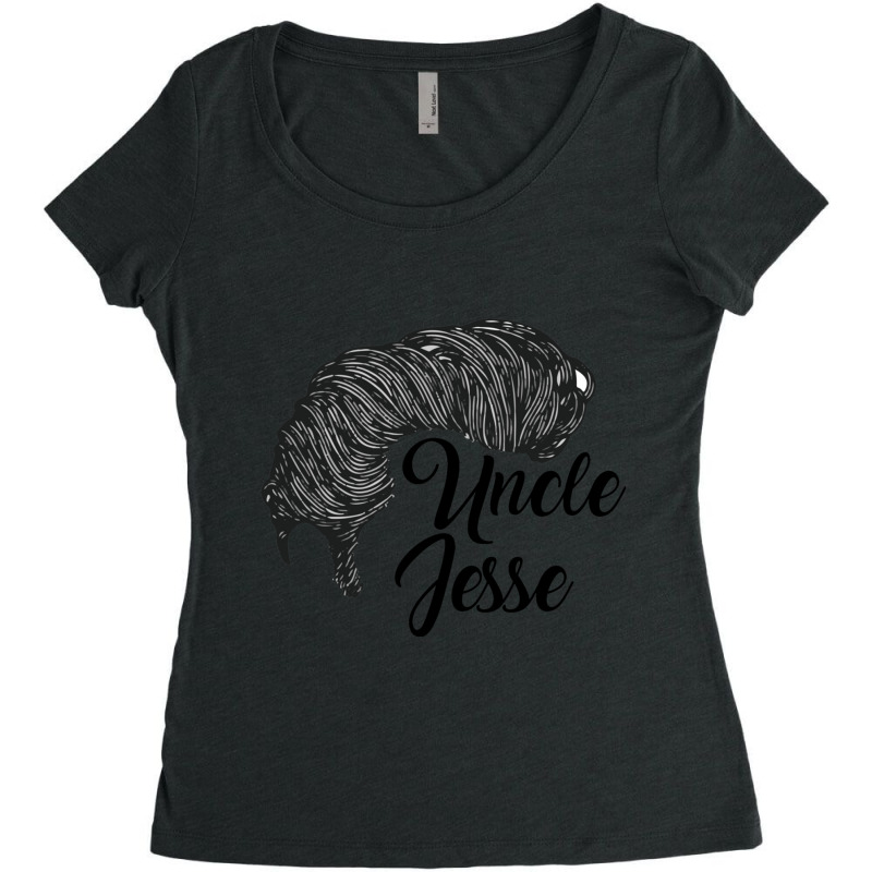 Uncle Jesse Women's Triblend Scoop T-shirt by cm-arts | Artistshot