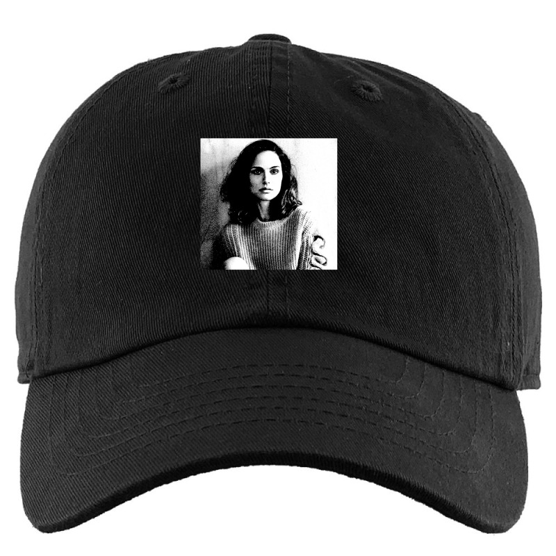 Natalie Portman Black & White Portrait (linocut) Kids Cap by DavidDurbin | Artistshot