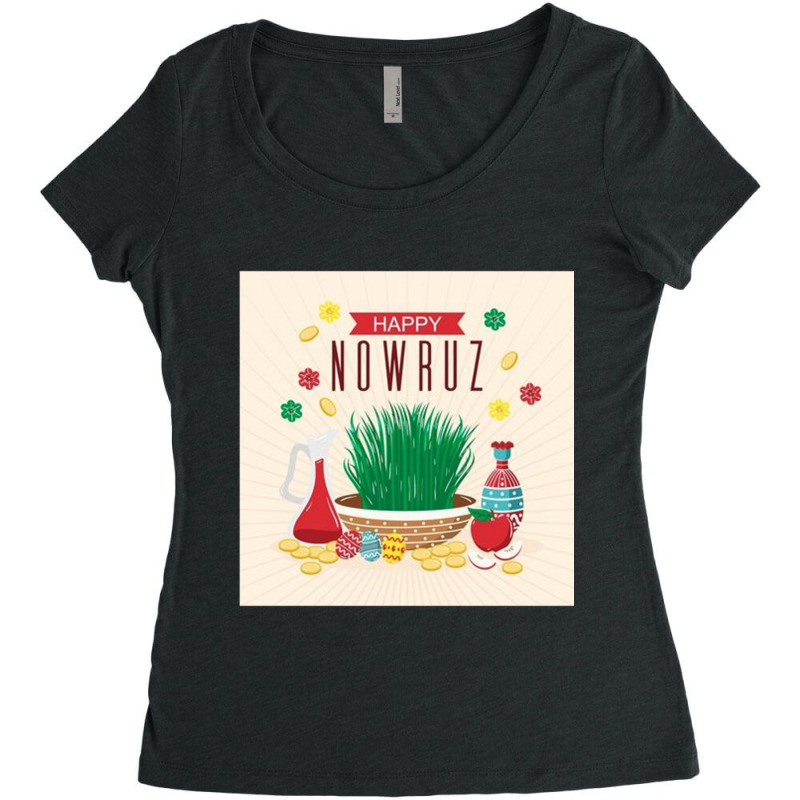 Nowruz. Women's Triblend Scoop T-shirt by DHEERAJGOODWIN | Artistshot