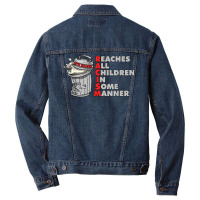 Reaches All Children In Some Manner Educational Clothing T Shirt Men Denim Jacket | Artistshot