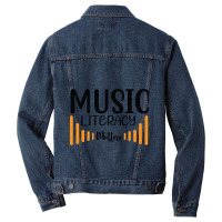 Music Literacy Matters  (2) Men Denim Jacket | Artistshot