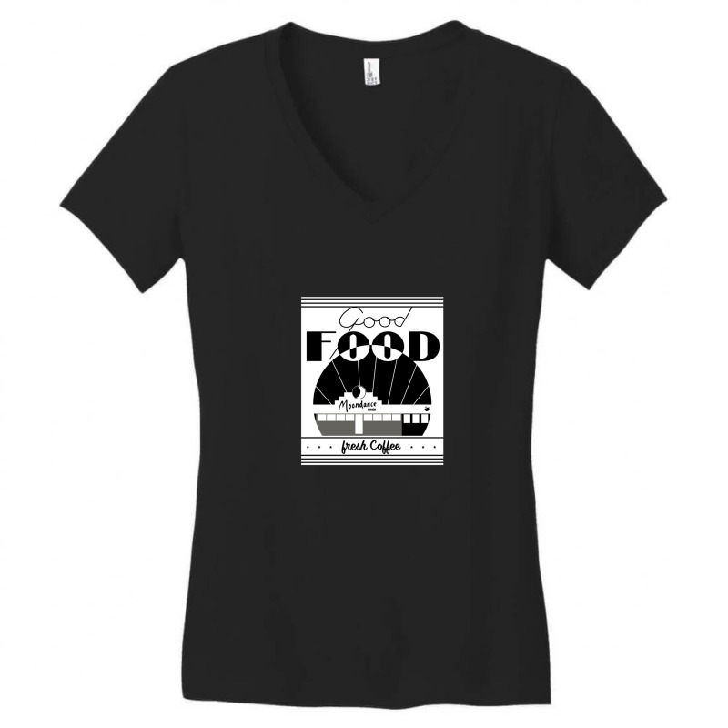 Moondance Diner Tick Tick Boom Women's V-Neck T-Shirt by KristiMartin | Artistshot