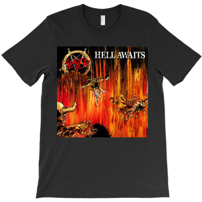 #slayer Hell Awaits 2022 Masjan T-shirt Designed By Susana Aprahamian