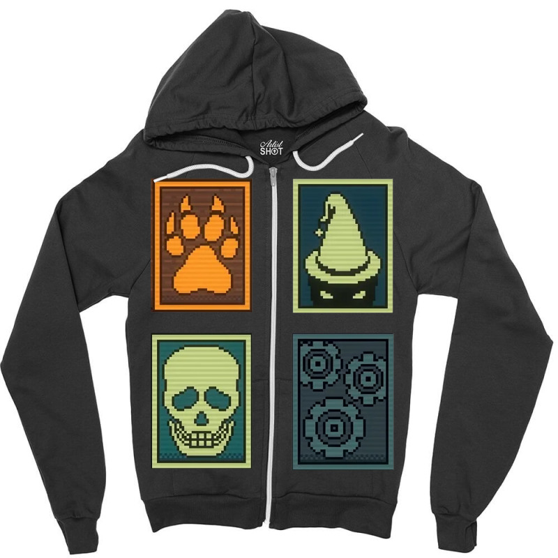 Inscryption Psychological Horror Card Categories Game Halloween Scary  Zipper Hoodie by BrettHaralson | Artistshot