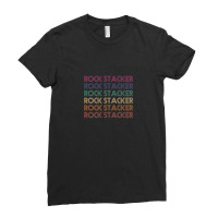 Rock Stacker 1 Ladies Fitted T-shirt | Artistshot