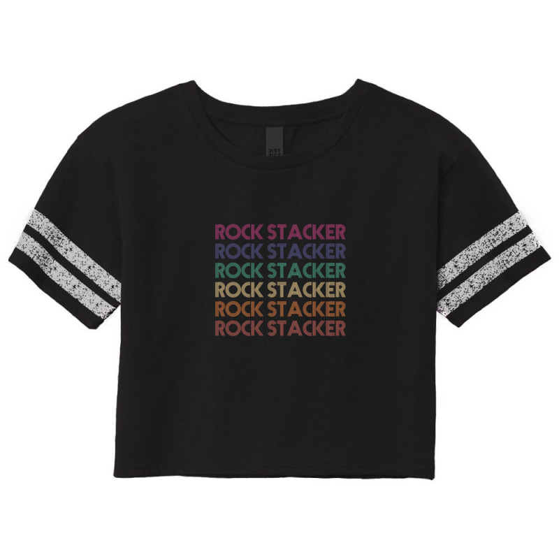 Rock Stacker 1 Scorecard Crop Tee by JamesMccollough | Artistshot