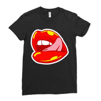 Lips Ladies Fitted T-shirt | Artistshot
