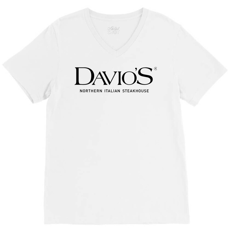 Davios Steakhouse V-Neck Tee by aqdu | Artistshot