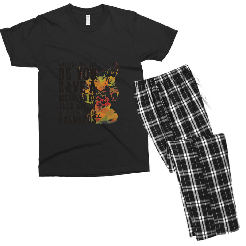 Ragnaros-game Wordart Men's T-shirt Pajama Set by cm-arts | Artistshot