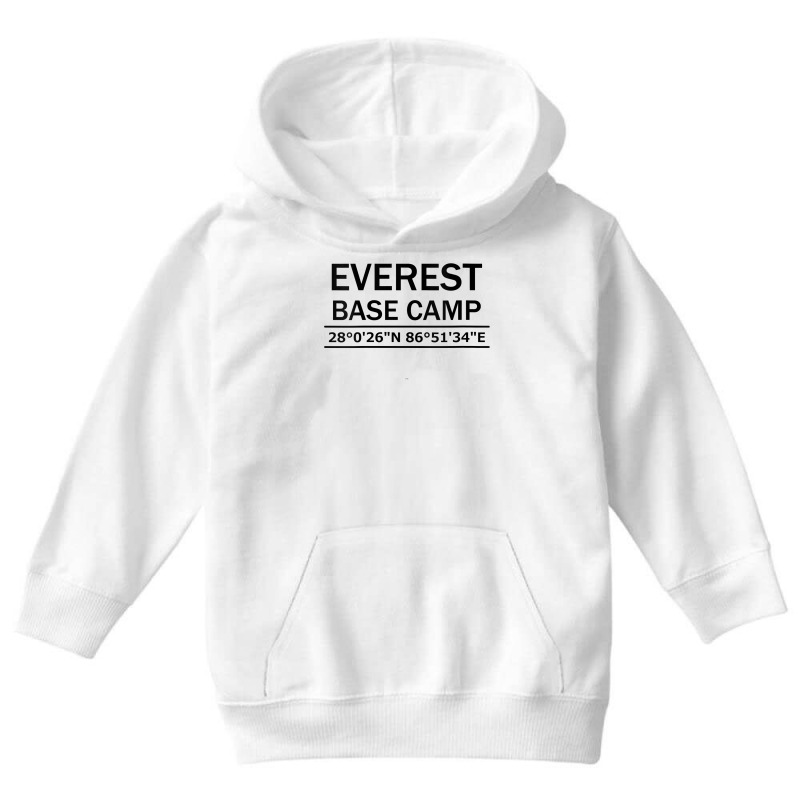 Womens Mt Everest Base Camp Coordinates Tshirt V Neck T Shirt Youth Hoodie by cm-arts | Artistshot