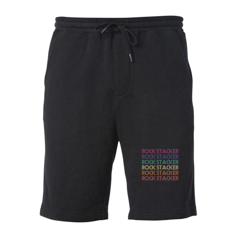 Rock Stacker 1 Fleece Short by RebekahShinn | Artistshot