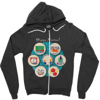 Haft-seen Table Zipper Hoodie | Artistshot