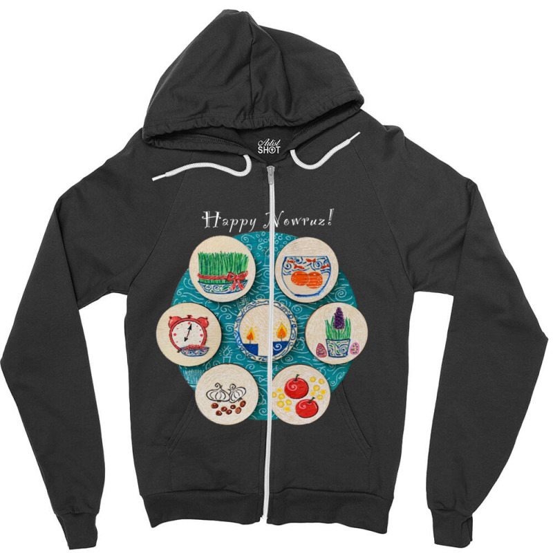 Haft-seen Table Zipper Hoodie by DHEERAJGOODWIN | Artistshot