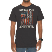 Biden Donkey Pox The Disease Destroying America Back Vintage T-shirt | Artistshot