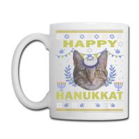 Funny American Wirehair Cat Jewish Holiday Hanukkat Happy T Shirt Coffee Mug | Artistshot