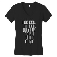 I Love Cereal Top Paul Dano Art 2022 Women's V-neck T-shirt | Artistshot