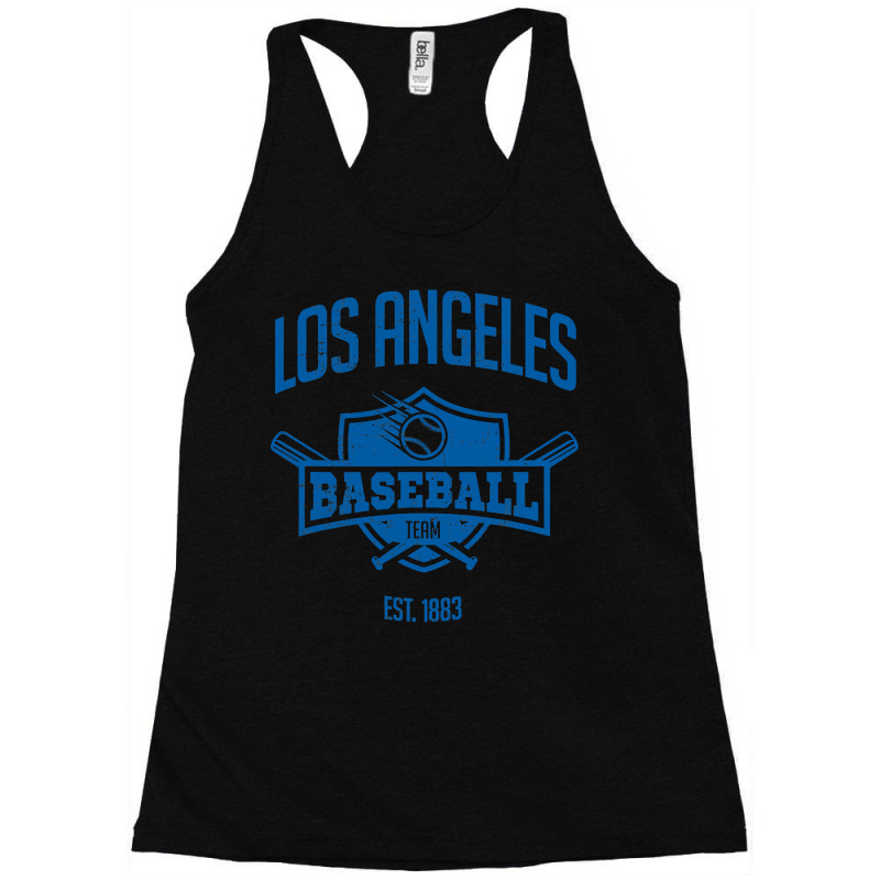 Distressed Retro Baseball Look Party Tailgate Fan Gift Racerback Tank by home12 | Artistshot