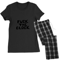 Fuck The Clock Women's Pajamas Set | Artistshot