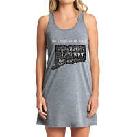 Connecticut City And Town Word Art Cloud Tank Dress | Artistshot